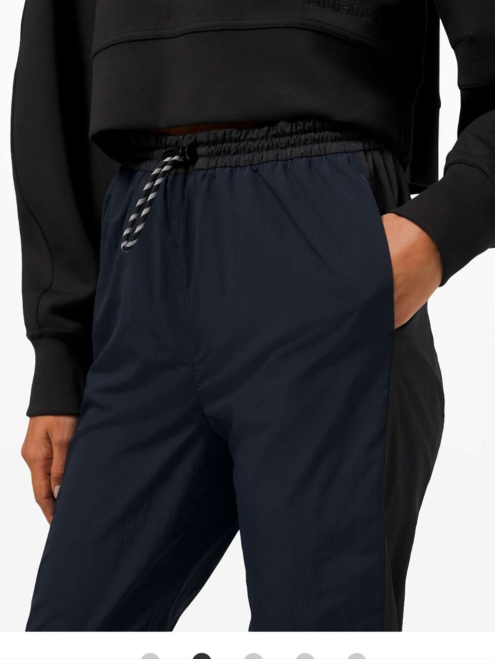 Lululemon Evergreen Track PantTrue Navy/Black-6 - Picture 5 of 14